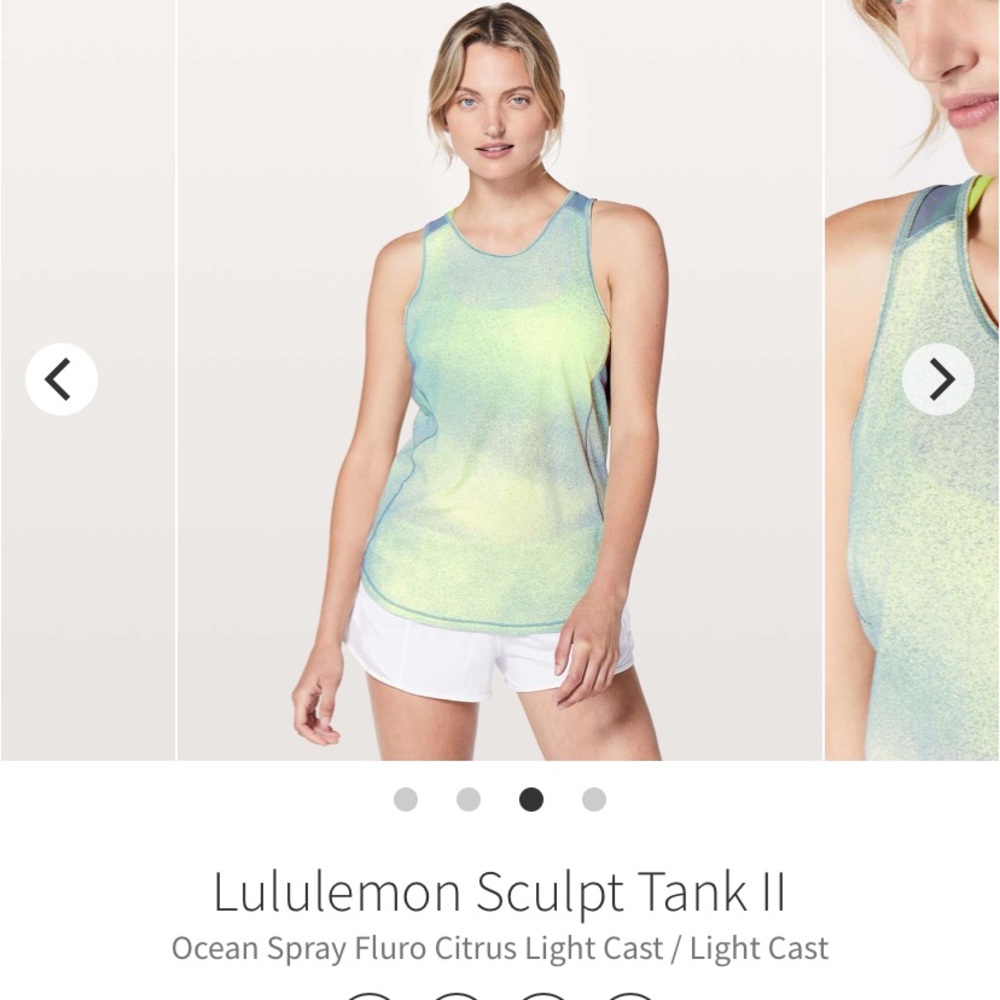 Lululemon Sculpt Tank II